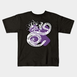 Purple Snake Kids T-Shirt